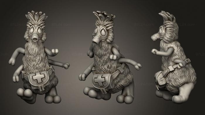 Figurines heroes, monsters and demons (GOGOGO, STKM_2573) 3D models for cnc